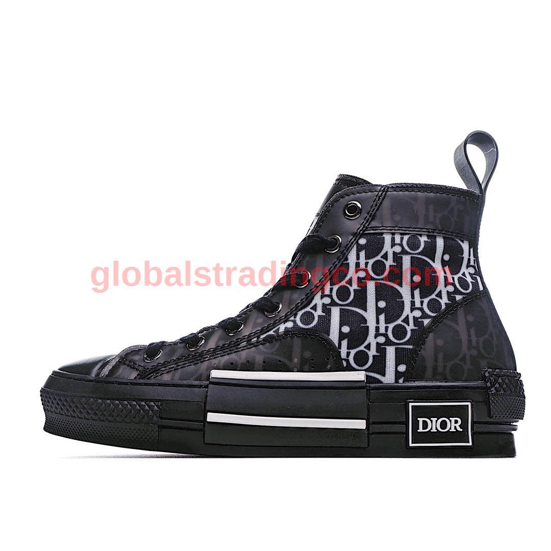 Dior B23 Oblique Slip-on Low Top Sneakers Sheer Print Sneakers